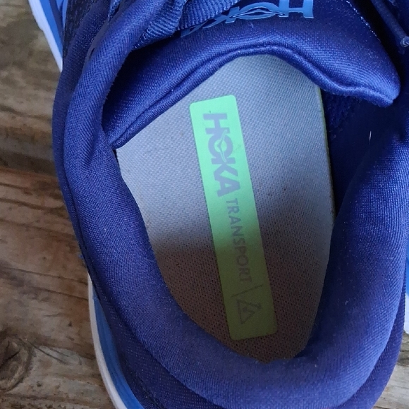 Hoka Gaviota 5 Navy and Blue Athletic Shoes - Picture 14 of 16